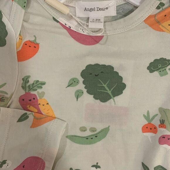 Angel Dear Unisex Nightgown Onsie, 0-3 months - Picture 3 of 3